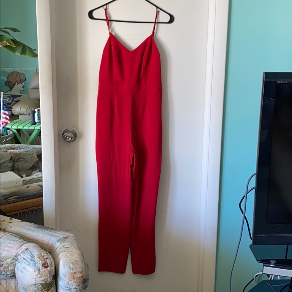 Red Play Suit